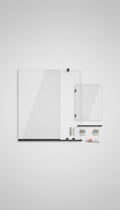 Tempered Glass Shower Enclosure Kit