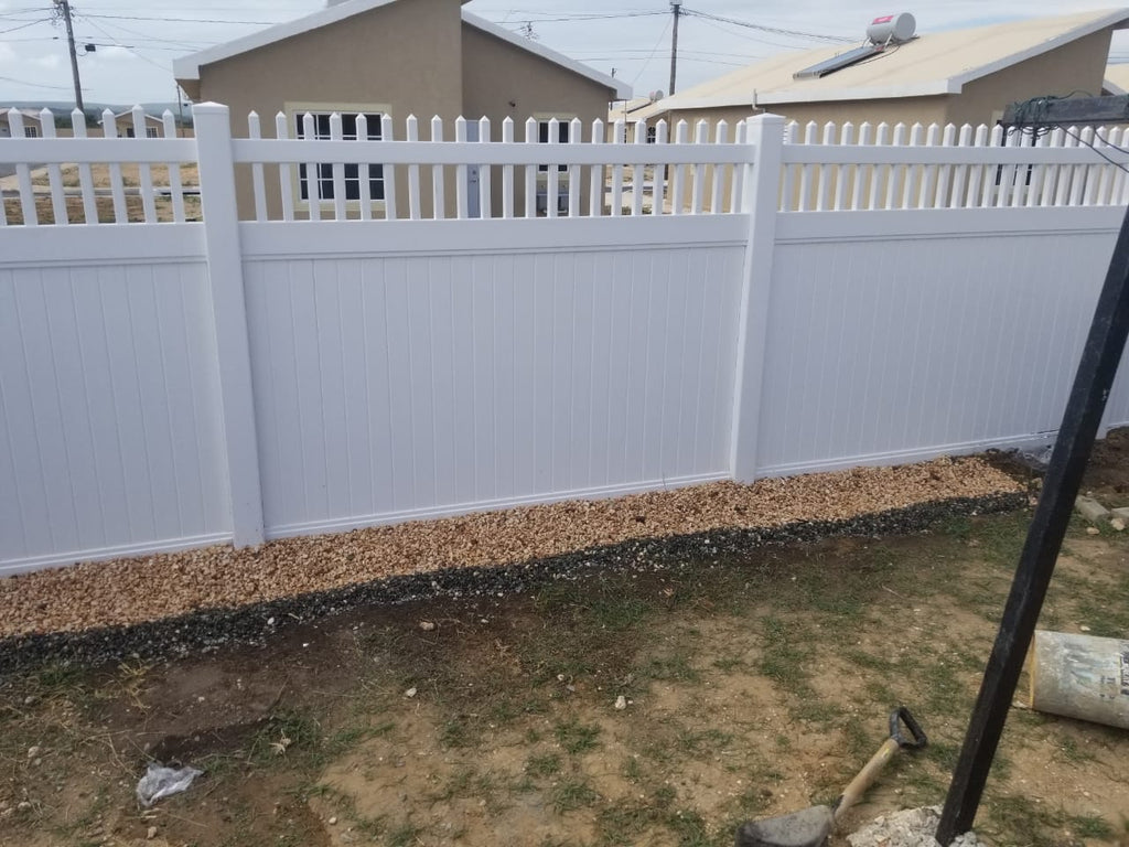 PVC fencing