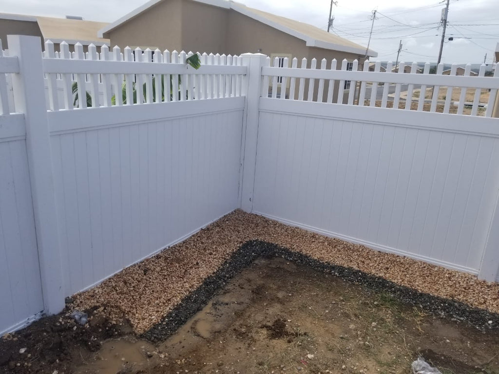 PVC fencing